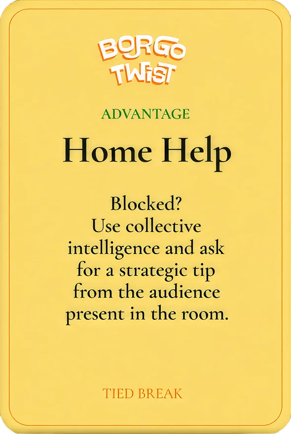 Borgo Twist card — Checkmate in Two