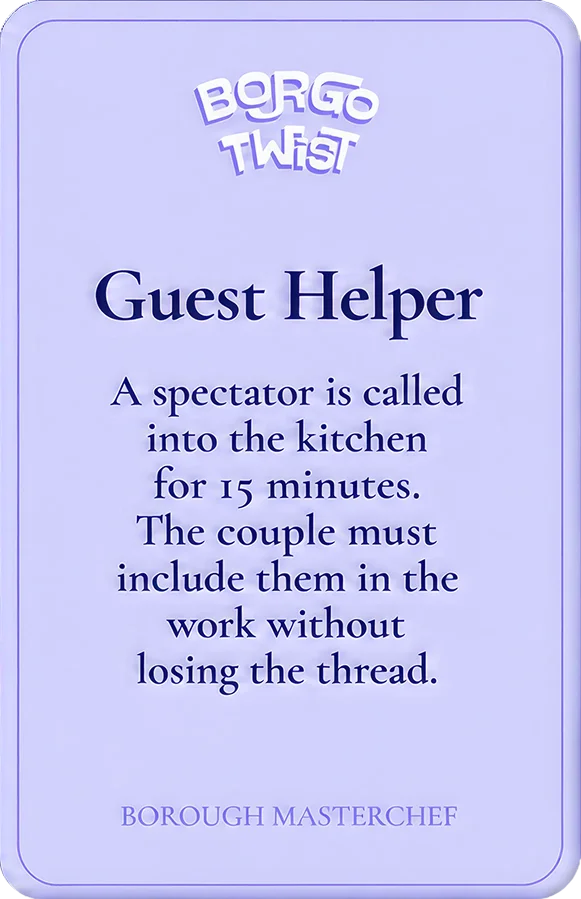Borgo Twist card — Masterchef