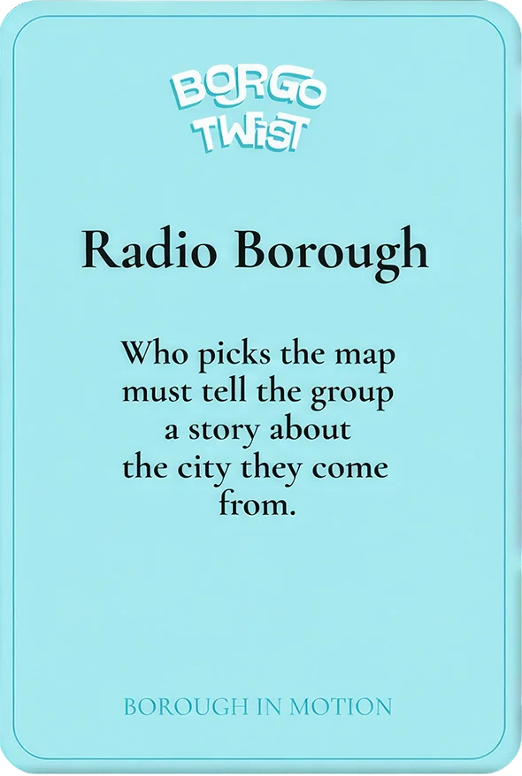 Borgo Twist card — Olympics